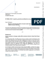 R - EPA817 - 3. Letter - EPA To Attorney General Vales Point Power Station - 15 December 2021 Licence Variation Decision PDF