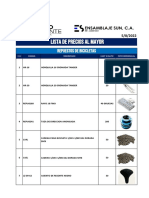 Lista Ensamblaje Sun CA - Clientes - 05-08-22