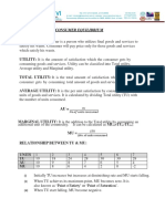 Consumer Equilibrium CLASS 11