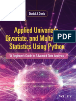 Applied Univariate, Bivariate, and Multivariate Statistics Using Python