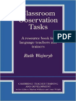 Classroom Observation Tasks - Ruth Wajnryb - 1992