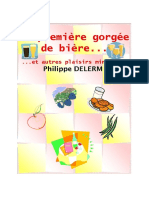 LA PREMIERE Gorgée de Bière Philippe DELERM Extraits