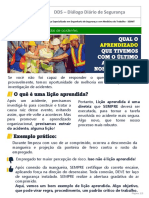 DDS Lições Aprendidas Com Acidentes