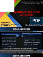 Trastorno Del Ciclo Menstrual