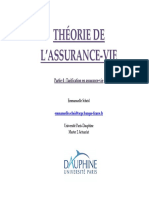 Séance 4 - Tarification en Assurance-Vie