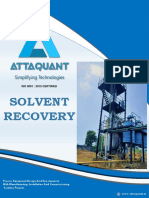 Solvent Recovery: ISO 9001: 2015 CERTIFIED