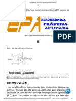 El Amplificador Operacional - Electrónica Práctica Aplicada