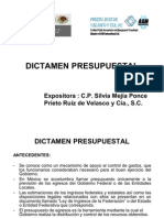 Curso-Dictamen Presupuestal