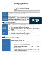 PE 2 Module 1 Fundamentals of Rhythmic Activities