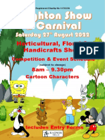 2022 Knighton Show Carnival Schedule