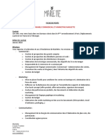 Fiche de Poste Directeur Commercial