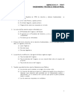 Examen Ingeniero Tecnico Industrial