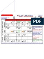 July 2011 Group Fitness Schedule