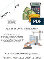 Costo Horario Modificada