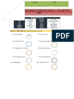Activity - Diciendo y Preguntando La Hora en Inglés