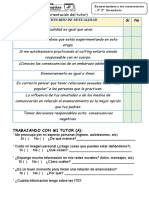 Ficha 3 - Qué Es El Enamoramiento y Consecuencias en La Adolescencia - 1° 2° - Tutoria 2022