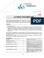 Fiche N 19 Credit Documentaire