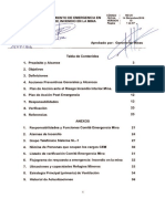 ND 29 Procedimiento de Emergencia en Caso de Incendio en La Mina. V 10