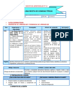 SESIÓN Leemos Una Receta