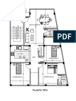 Planta Tipo: Sala-Comedor