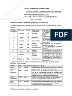 Evaluación Unidad 2 Química