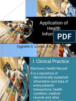 Application of Heath Informatics