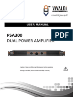 Dual Power Amplifier: User Manual