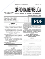 Lei N.º 20 - 22 - Estatuto Do Administrador Da Recuperação Ou Da Insolvência