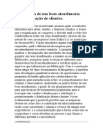 A Influência de Um Bom Atendimento para Fidelização de Clientes