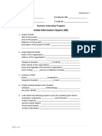 Writing Guideline & Annexures For SIP