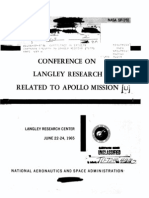 Conference On Langley Research Related To The Apollo Mission