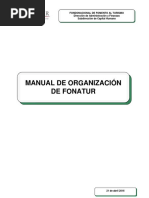 Manual de Organización Fonatur