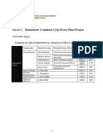 Damanhour Combined Cycle Power Plant Project