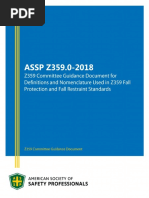 ANSI ASSP Z359.0-2018 V