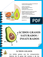 Acidos Grasos Saturados e Insaturados