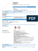 Data Sheet For Safety Matches