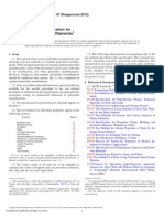 Polyolefin Monofilaments: Standard Specification For