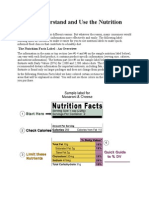 Nutrition Facts Label