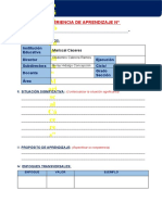 Experiencia de Aprendizaje (Estructura) Subdirección Secundaria