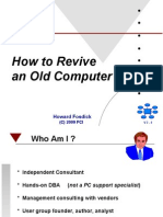 How To Revive An Old Computer: Howard Fosdick