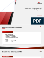 Beatroute - Distributor Api: Developer'S Guide