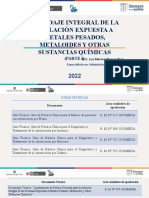 Tema 1 - Parte I Abordaje Integral A Personas Expuestas A Metales Pesados y Otras Sustancias