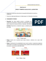 Práctica Nº01 - Normas de Seguridad y Primeros Auxilios en Laboratorio