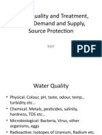 2.4 - 2.5 Water Quality and Treatment, Water Demand and