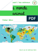 Dossier Élève Le Monde Animal