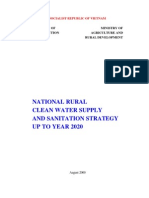 National Rural Clean Water Supply and Sanitation Strategy Up To 2020