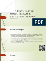 Aula 1 - Proc. Psico. Básicos Motiv. Pensam. e Linguagem-Rafael Rodrigues