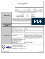 Adding Header: Electricity Price