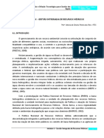 Capítulo 6 - Gestão Integrada de Recursos Hídricos