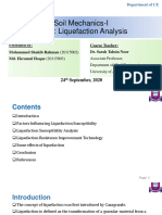 Liquefaction Analysis.